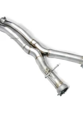 FI Exhaust Mid X-Pipe with OEM Valve Settings for Mercedes-Benz C257 AMG CLS53 2019+                                     - MB-257A6-CBOE + CAB-MTM*2 - Image 5