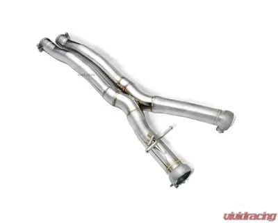 FI Exhaust Mid X-Pipe with OEM Valve Settings for Mercedes-Benz C257 AMG CLS53 2019+ - MB-257A6-CBOE + CAB-MTM*2