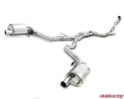 Fi Exhaust Mid X-Pipe with Valvetronic Muffler for Mercedes-Benz X290 AMG GT43 GT53 3.0T M256 2019+ - MB-290A43-CBE + R2020OBD + ACT-BN*2 + OBD-CAB-BNE