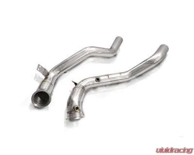 FI Exhaust Valvetronic Muffler for Mercedes-Benz W463A G500 2018+ with Triple Square Tips - MB-463A5ue-CBOE + TIP-G63Aue-S + CAB-MTM*2