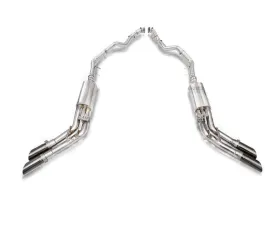 Fi Exhaust Valvetronic Muffler Quad Silver Tips for Mercedes-Benz W463A AMG G63 2018+