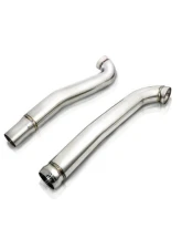 Fi Exhaust Mid X-Pipe with Valvetronic Muffler for Mercedes-Benz AMG GT C190 2015+                                     - MB-GT-CBV + R2016OL + OBD-CAB-V - Image 2