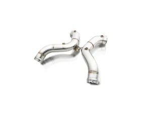 Fi Exhaust Mid X-Pipe with Valvetronic Muffler for Mercedes-Benz AMG GT C190 2015+