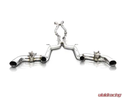 Fi Exhaust Front X-Pipe with Valvetronic Mid Pipe for Mercedes-Benz AMG GT 2016+ - MB-GTR-XPOE