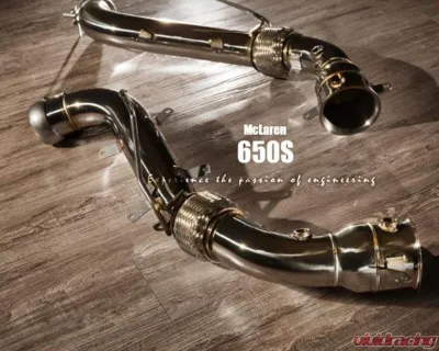 Fi Exhaust Valvetronic Muffler Dual Diamond Black Tips for McLaren 650S Coupe/Spider 2014+ - MC-650-CBV + TIP-650S-B + R2016OL + OBD-CAB-V