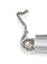 FI Exhaust Mid Pipe with Valvetronic Muffler and Dual Silver Tips for Porsche 718 2016+                                     - PH-718-CBV + TIP6389S*2 + R2016OL + OBD-CAB-V - Image 4