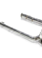 FI Exhaust Mid Pipe with Valvetronic Muffler and Dual Silver Tips for Porsche 718 2016+                                     - PH-718-CBV + TIP6389S*2 + R2016OL + OBD-CAB-V - Image 5