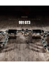 FI Exhaust Titanium Valvetronic Muffler with Dual Tips with Stainless Carbon Fiber Ceramic Coating Black Insert and Standard Remote Porsche 991.1 GT3 | RS 2013+                                     - PH-991GTTI-CBV + TIP70101CRCB*2 + R2016OL + OBD-CAB-V - Image 6