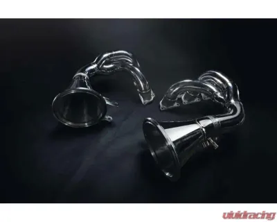 FI Exhaust Retains OEM Valve Settings No Remote Valvetronic Muffler with Dual Tips with Stainless Carbon Fiber Ceramic Coating Black Insert Porsche 992 GT3 | RS 2021+ - PH-992GT3FTI-CBOE + TIP70101CRCB*2