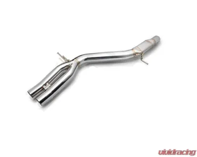 FI Exhaust Front Pipe | Mid Y-Pipe with Titanium Valvetronic Muffler with Carbon Fiber Titanium Quad Tips and Fi PRO App Remote Porsche 9Y0 Cayenne 3.0T | Cayenne Coupe 3.0T 2018+ - PH-9Y0Ti-CBE + TIP958TiC*4 + R2020OBD + OBD-CAB-BNE + ACT-BN*2