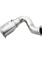 FI Exhaust Front Pipe | Mid Y-Pipe with Titanium Valvetronic Muffler with Carbon Fiber Titanium Quad Tips and Fi PRO App Remote Porsche 9Y0 Cayenne 3.0T | Cayenne Coupe 3.0T 2018+                                     - PH-9Y0Ti-CBE + TIP958TiC*4 + R2020OBD + OBD-CAB-BNE + ACT-BN*2 - Image 5