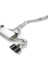 FI Exhaust Front Pipe | Mid Y-Pipe with Titanium Valvetronic Muffler with Carbon Fiber Titanium Quad Tips and Fi PRO App Remote Porsche 9Y0 Cayenne 3.0T | Cayenne Coupe 3.0T 2018+                                     - PH-9Y0Ti-CBE + TIP958TiC*4 + R2020OBD + OBD-CAB-BNE + ACT-BN*2 - Image 6