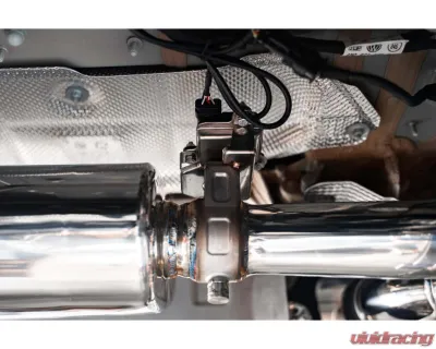 FI Exhaust Front Pipe Mid X-Pipe with Valvetronic Muffler for 2023+ Porsche Cayenne S 4.0TT - PH-9Y0V8F-CBOE + TIP958S*4 + CAB-4BTB*2