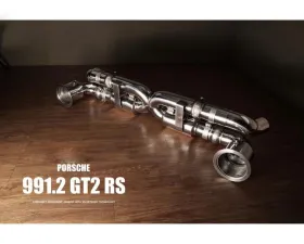 FI Exhaust Valvetronic Muffler with 200 Cell Downpipe for Porsche 991.2 GT2 RS 2018+