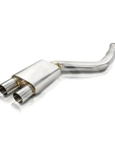 FI Exhaust Front Pipe Mid Pipe for Toyota Supra MK5 A90 3.0T 2020+ Dual Silver Tips                                     - TO-SPRB58-CBE + TIP63114S*2 + CAB-BT2B + ACT-BN - Image 5