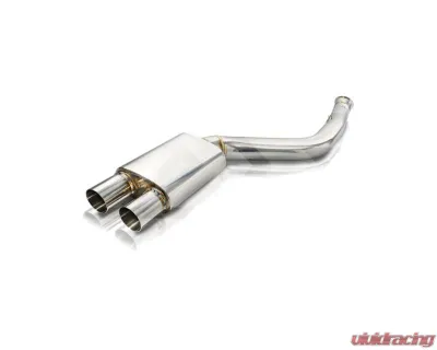 FI Exhaust Front Pipe Mid Pipe for Toyota Supra MK5 A90 3.0T 2020+ Dual Silver Tips - TO-SPRB58-CBE + TIP63114S*2 + CAB-BT2B + ACT-BN