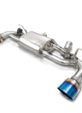 FI Exhaust Front Pipe | Mid Pipe with Retains OEM Valve Settings No Remote OPF Valvetronic Muffler with Dual Silver Tips Toyota GR MK5 | A90 Supra 3.0T 2020+                                     - TO-SPRUF-CBE + TIP70114S*2 + CAB-BT2B + ACT-BN - Image 3