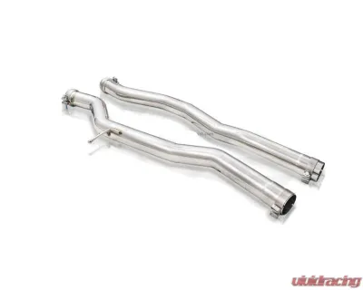FI Exhaust Front Pipe | Mid Pipe with Retains OEM Valve Settings No Remote OPF Valvetronic Muffler with Dual Silver Tips Toyota GR MK5 | A90 Supra 3.0T 2020+ - TO-SPRUF-CBE + TIP70114S*2 + CAB-BT2B + ACT-BN