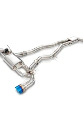 FI Exhaust Front Pipe | Mid Pipe with Retains OEM Valve Settings No Remote OPF Valvetronic Muffler with Dual Silver Tips Toyota GR MK5 | A90 Supra 3.0T 2020+                                     - TO-SPRUF-CBE + TIP70114S*2 + CAB-BT2B + ACT-BN - Image 5