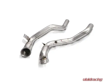 FI Exhaust Sport 200 Cell Downpipe Gold Ceramic Coating for Mercedes-Benz W463A G500 2018+ - MB-463A-CAT200CRG
