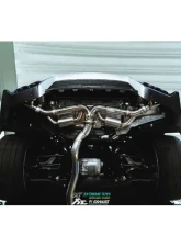FI Exhaust Front Y-Pipe|Mid Pipe w/ Titanium Valvetronic Muffler w/ Stainless Quad Titanium Blue Tips & Standard Remote                                     - NI-R35101TI-CBV + TIP-101-S + R2016OL + OBD-CAB-V - Image 11