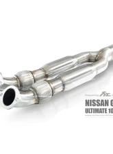 FI Exhaust Front Y-Pipe|Mid Pipe w/ Titanium Valvetronic Muffler w/ Stainless Quad Titanium Blue Tips & Standard Remote                                     - NI-R35101TI-CBV + TIP-101-S + R2016OL + OBD-CAB-V - Image 4