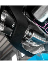 FI Exhaust Front Pipe + Mid X-Pipe + Valvetronic Muffler + Quad Tips with Carbon Fiber                                     - PH-976-CBOE + TIP63101c*4 - Image 2