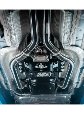 FI Exhaust Front Pipe + Mid X-Pipe + Valvetronic Muffler + Quad Tips with Carbon Fiber                                     - PH-976-CBOE + TIP63101c*4 - Image 3