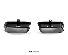 Kline Innovation Rectangular Carbon Fiber Tips Porsche 992 Turbo