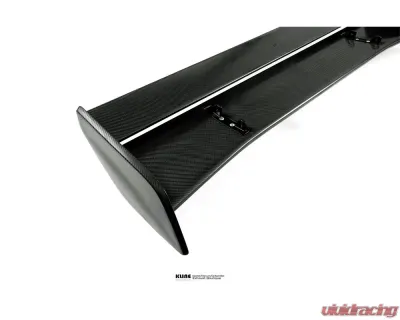 Kline Innovation Carbon Fiber LM Rear Wing w/ Riser Bracket Porsche 718 Cayman GT4 2019-2023 - KL-AER-POR-718GT4-LMCFRW