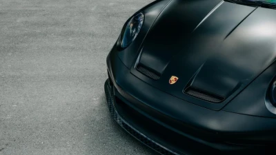 Kline Innovation F1 Grade Carbon Fiber Front Splitter Porsche 992 GT3 2022+                                     - KL-AER-POR-992GT3-CFFL - Image 4