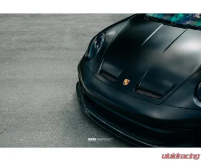 Kline Innovation Textreme Carbon Fiber Front Splitter Porsche 992 GT3 2022+ - KL-AER-POR-992GT3-TXTFL