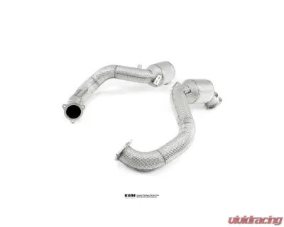Kline Innovation 100 Cell Cat Pipe Set Aston Martin Vantage 2019+ - KL-AM-VNT19-100-CS-SS