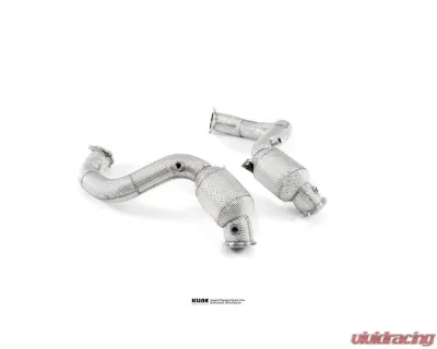 Kline Innovation 100 Cell Cat Pipe Set Aston Martin Vantage 2019+ - KL-AM-VNT19-100-CS-SS