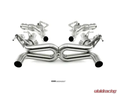 Kline Innovation Cat Pipe Set Heat Shield Ferrari F8 Tributo - KL-FER-F8-CS-HS