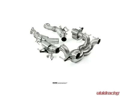 Kline Innovation 100 Cell Cat Pipe Set Ferrari SF90 Stradale 2020-2024 - KL-FER-SF90-100-CS-SS