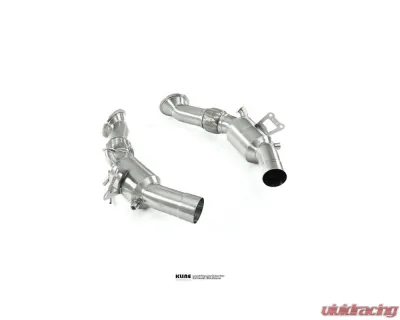Kline Innovation 100 Cell Cat Pipe Set Ferrari SF90 Stradale 2020-2024 - KL-FER-SF90-100-CS-SS