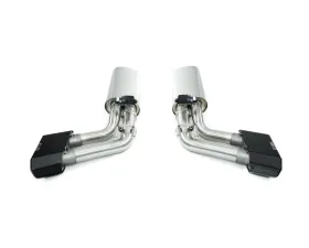 Kline Innovation Valvetronic Rear Section w/ Carbon Fiber Tips Mercedes-Benz G500/G550 AMG