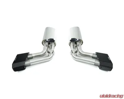 Kline Innovation Valvetronic Rear Section w/ Carbon Fiber Tips Mercedes-Benz G63 AMG W464 - KL-MER-G63-RS-SS