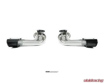 Kline Innovation Valvetronic Rear Section w/ Carbon Fiber Tips Mercedes-Benz G63 AMG W464 - KL-MER-G63-RS-SS