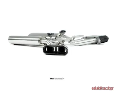 Kline Innovation Valvetronic Rear Section w/ Carbon Fiber Tips Mercedes-Benz G63 AMG W464 - KL-MER-G63-RS-SS