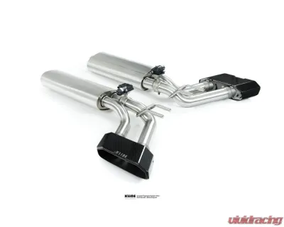 Kline Innovation Valvetronic Rear Section w/ Carbon Fiber Tips Mercedes-Benz G63 AMG W464 - KL-MER-G63-RS-SS