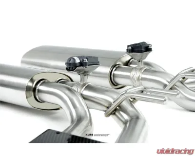 Kline Innovation Valvetronic Rear Section w/ Carbon Fiber Tips Mercedes-Benz G63 AMG W464 - KL-MER-G63-RS-SS