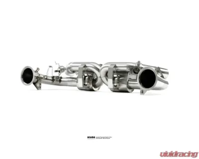 Kline Innovation 100 Cell Cat Pipe Set - OPF Porsche 992 Turbo - KL-POR-992TT-100-CS-OPF-SS