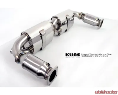 Kline Innovation 100 Cell Cat Pipe Set Porsche 996 GT2 - KL-POR-996GT2-100-CS-SS