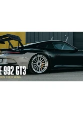 Kline Innovation Textreme Carbon Fiber Rear Wing Porsche 992 GT3 2022+                                     - KL-AER-POR-992GT3-TXRW - Image 6