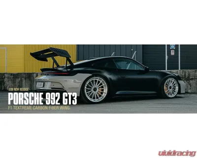 Kline Innovation Textreme Carbon Fiber Rear Wing Porsche 992 GT3 2022+ - KL-AER-POR-992GT3-TXRW