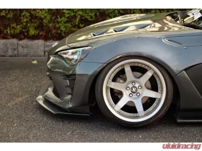 Rally Backer V2 Side Skirts with Canards Toyota | Scion | Subaru 2012-2016 - RBFRS2-SSC