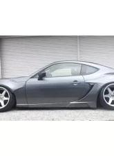 Rally Backer V2 Side Skirts with Canards Toyota | Scion | Subaru 2012-2016                                     - RBFRS2-SSC - Image 2