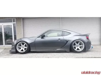 Rally Backer V2 Side Skirts with Canards Toyota | Scion | Subaru 2012-2016 - RBFRS2-SSC